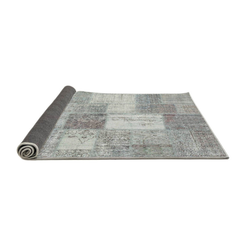 Tapis gris zone contemporaine, Rond 3 pi