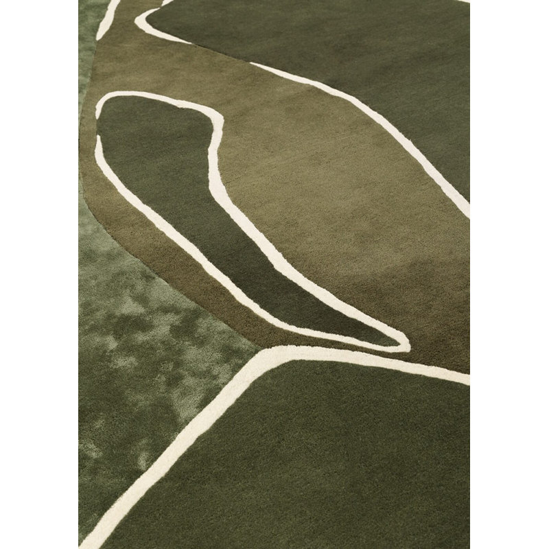 Muse Handmade Wool Abstract Area Rug