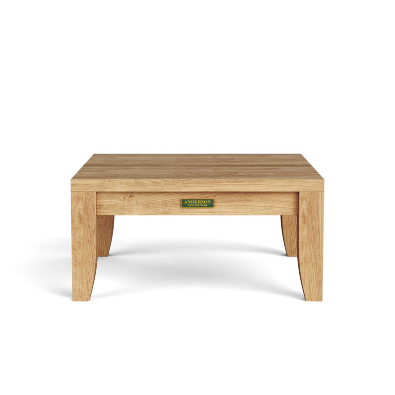 Coronado Premium Teak 24" Square Outdoor Side Table
