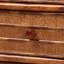 Commode en rotin naturel marbré Bali & Pari - Meuble de rangement horizontal à 6 tiroirs avec motif géométrique pour chambre à coucher