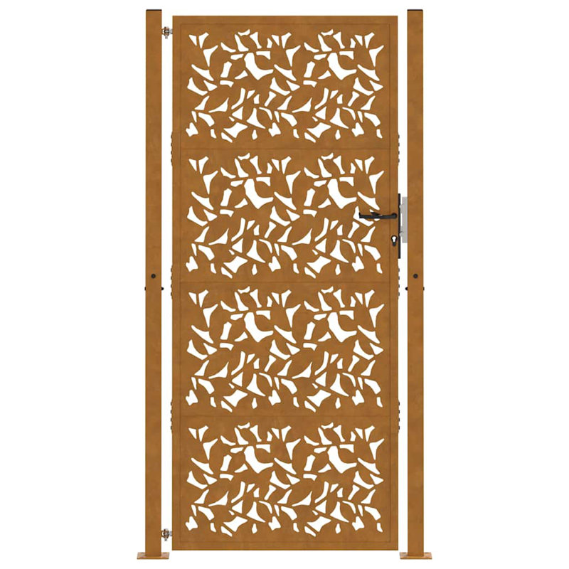 Weathering Steel Gate, Rusty, 105 x 205 cm