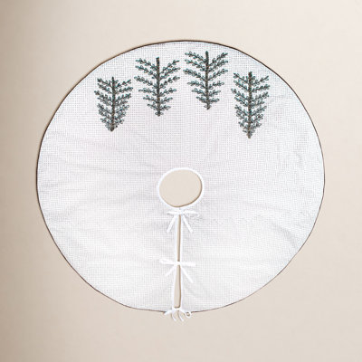 Embroidered Tree Skirt