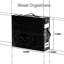 Organisateur de draps et rangement, ensemble de 6 boîtes pliables en lin-235880569