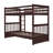 Twin-Over-Twin Bunk Bed With Ladders And Two Storage Drawers-487840665