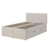 Latitude Run® Upholstered Platform Bed With Storage Underneath | Wayfair
