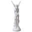 Statue enfant ange étreignant