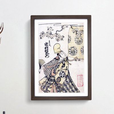 Ichimura Uzaemon IX by Kitao Shigemasa - Picture Frame Painting Print