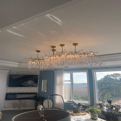Kushamvir 24 - Light Geometric Chandelier