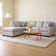 Gramercy Park Two-Piece Bumper Sectional With Sleeper