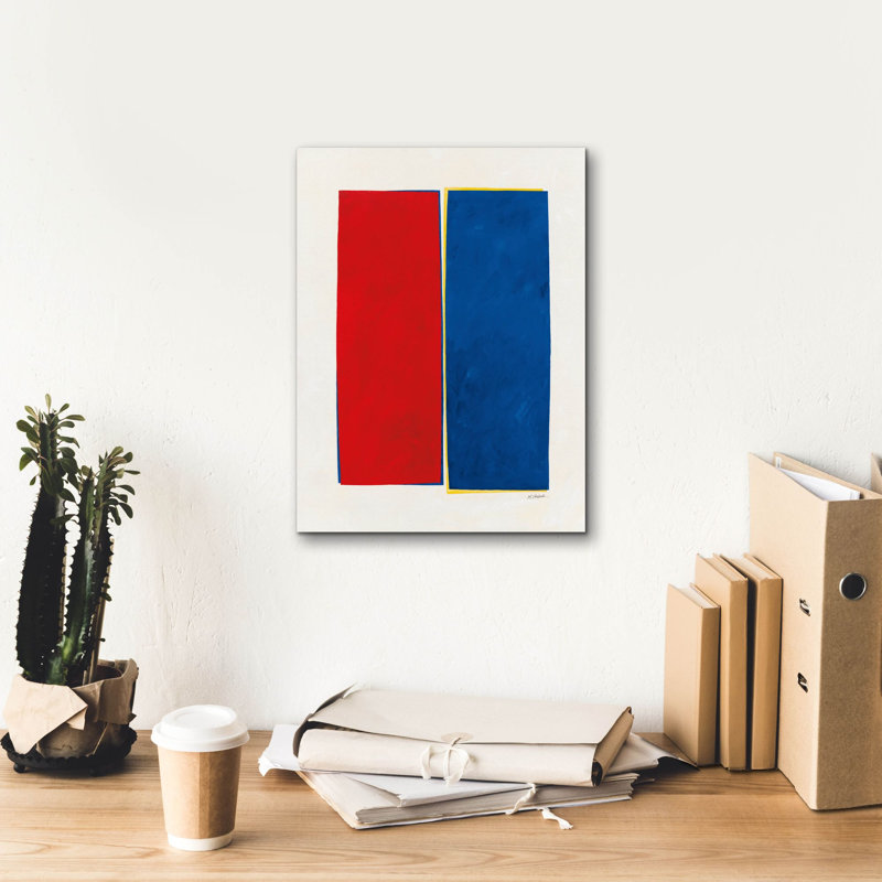 «Monolithe 2» par Mike Schick, art mural sur toile, H 16 po x l 12 po x P 0,75 po
