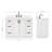 ARIEL Kellie 49 Single Sink Bathroom Vanity with Pure Quartz Top-99405032