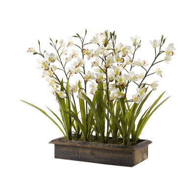 Orchid Faux Floral in Planter