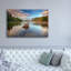 «Autumn Dusk At Jordan Pond» par Rick Berk, art mural sur toile-1944924435