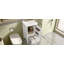 Meuble-lavabo de 20 po avec lavabo, armoire de salle de bain avec porte, tablette de porte et patins réglables, tiroir-1173805740