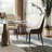 Silva Stapp Modern Contemporary Upholstered Dining Chairs, High Back Armchairs-1661294672