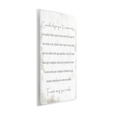 «Love You More qu'importe», art mural espagnol par Lil 'Rue
