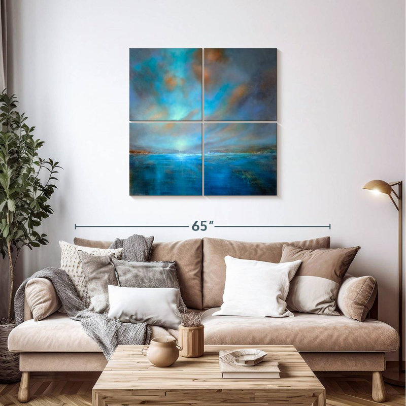 Blue Expanse, 38" H x 38" W