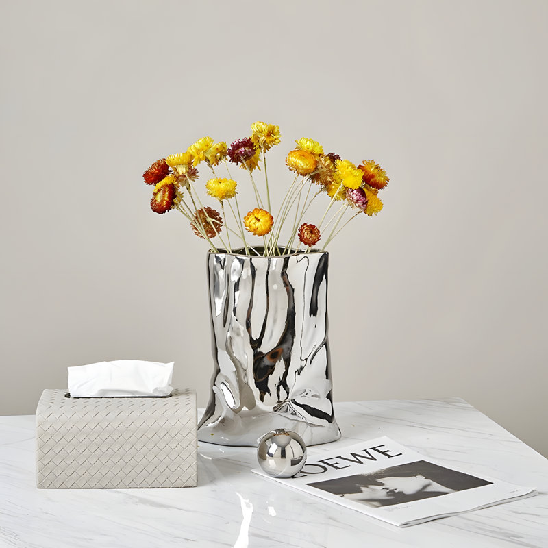 Porte-boîte à mouchoirs de luxe minimaliste pour le salon, l'hôtel et la décoration intérieure
