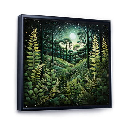 «Ferns Plant Enchanted Forest II», reproduction sur toile