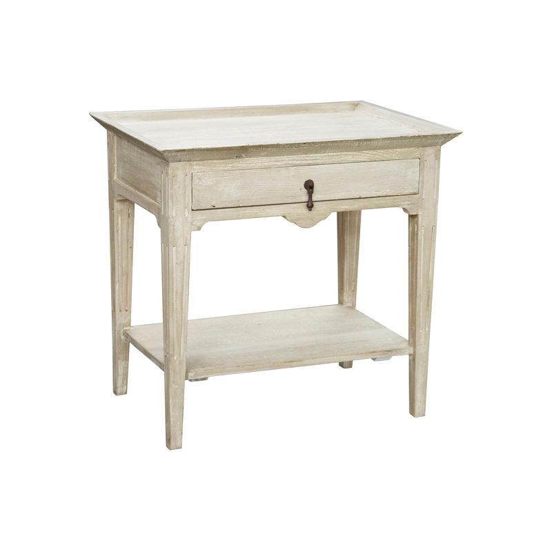 Lily 30'' W Solid Wood Nightstand