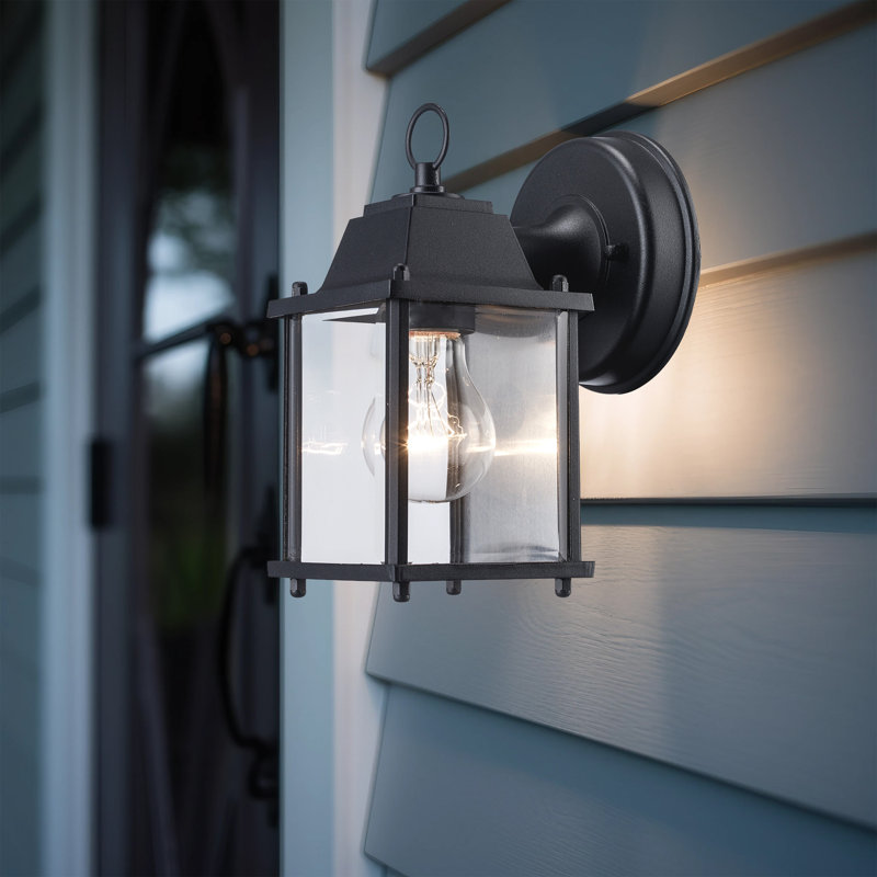 Aluminum Wall Light, Black