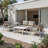 Sofa Taupe & White
