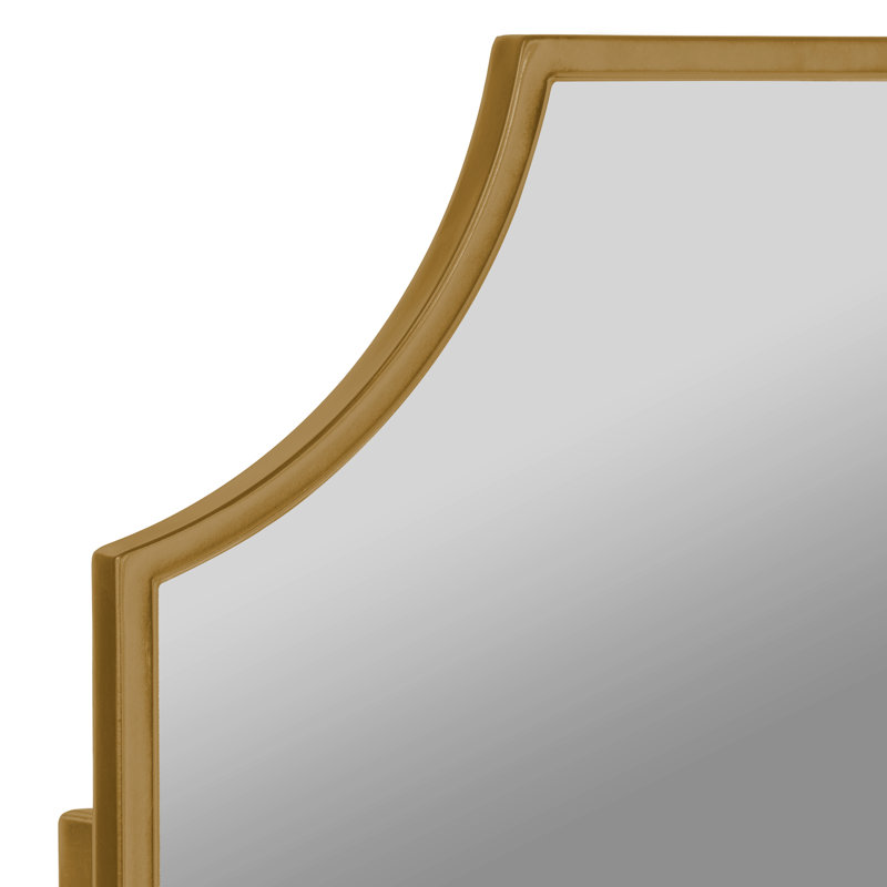 Simone Medicine Cabinet, Recess and Surface Mount,  Gold