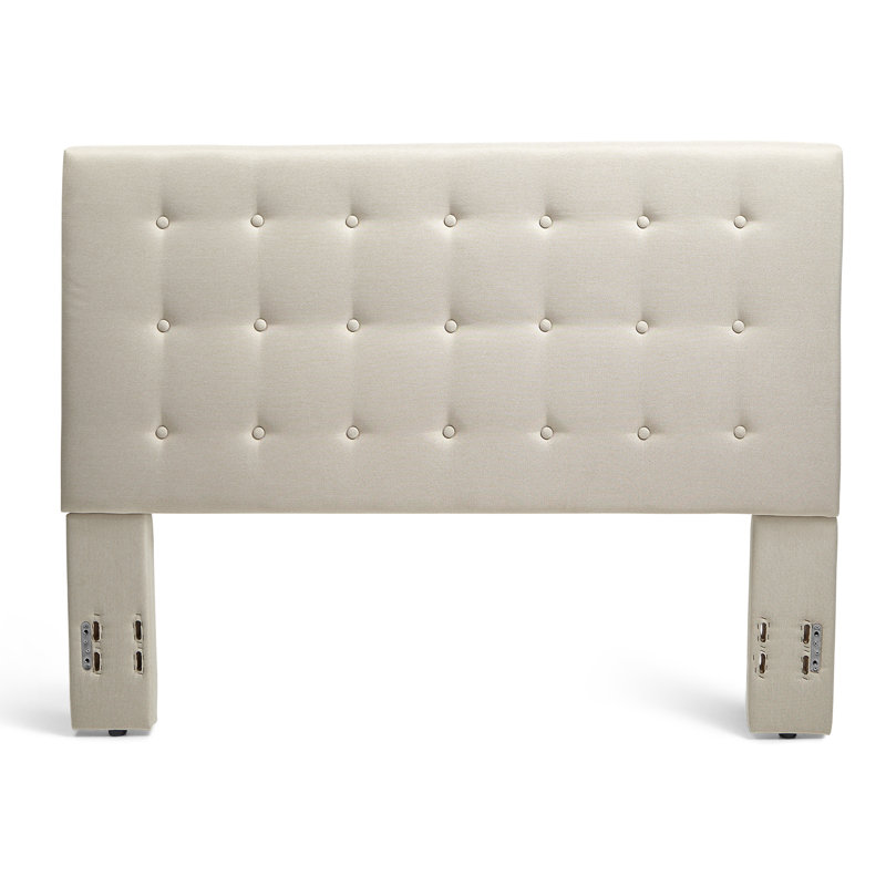 Krol Upholstered Headboard, Full/Queen, Taupe