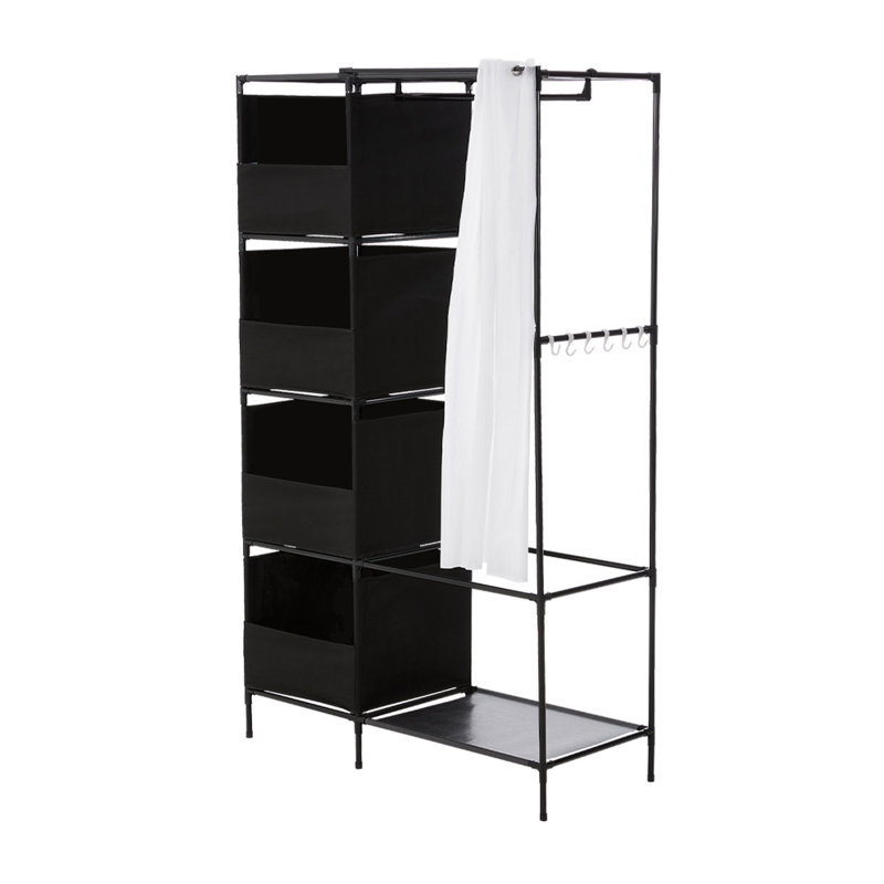 105cm Clothing Rack, Black