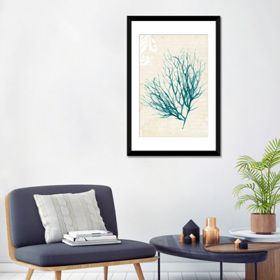 « bleu algues iv », impression sur toile