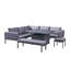 Munisah 8 - Person Patio Dining Set Rectangular Table with Cushions Included-1930747889