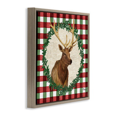  «Plaid Holiday Elk» par Paul Brent