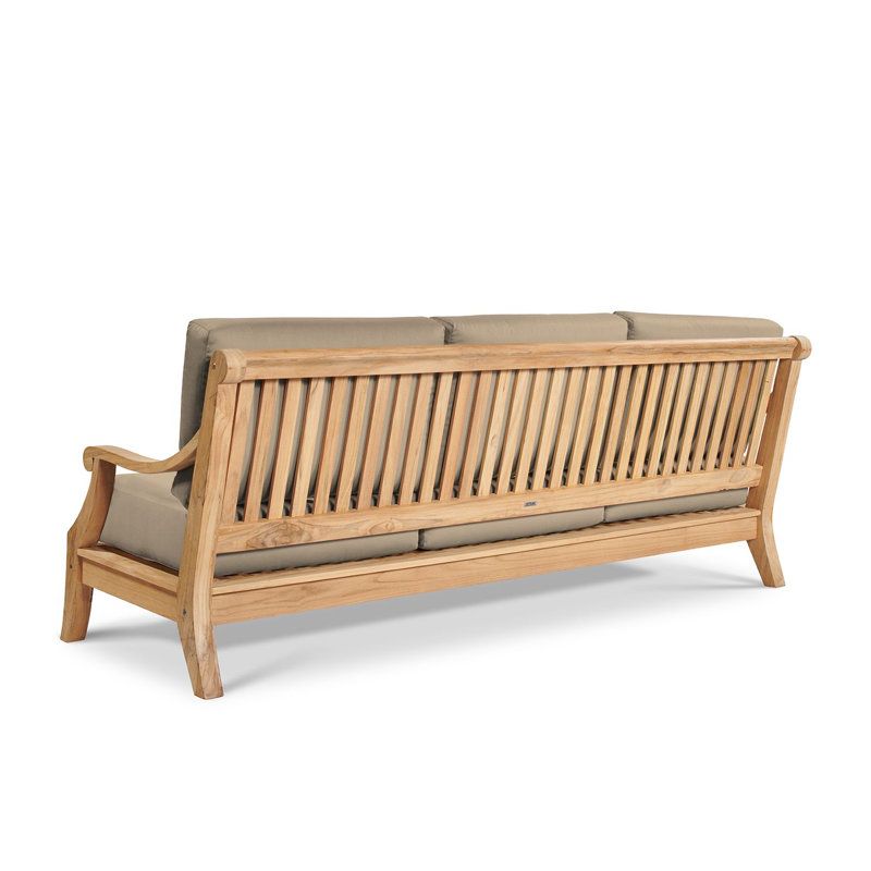 Outdoor 3 - Seat Patio Sofa, Fawn