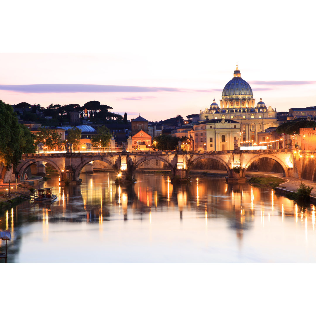 Sant Angelo Brücke von Vladone - Leinwandfoto