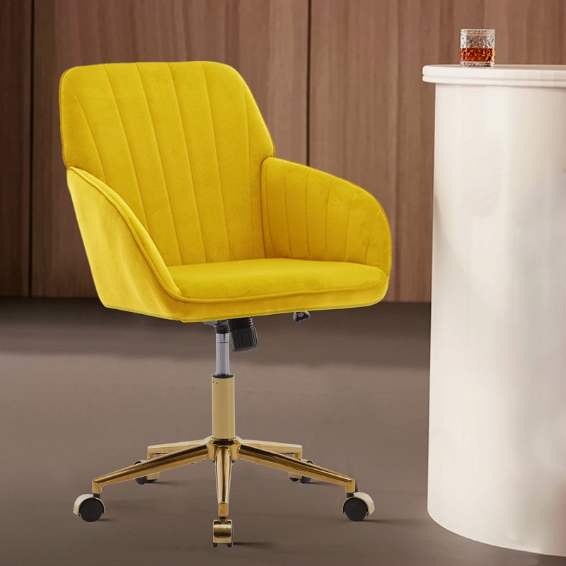 Chaise de bureau, Doré