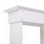 Table de jardin haute avec huche, poste de travail de rangement pour patio avec 3 tablettes, 6 tiroirs, 2 armoires inférieures et crochets latéraux pour vestibule, porte, blanc