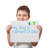 Lap Board Melamine Reversible Magnetic Mini - Up To 2' Whiteboard