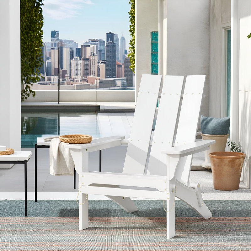 Chaise pliante en bois, White