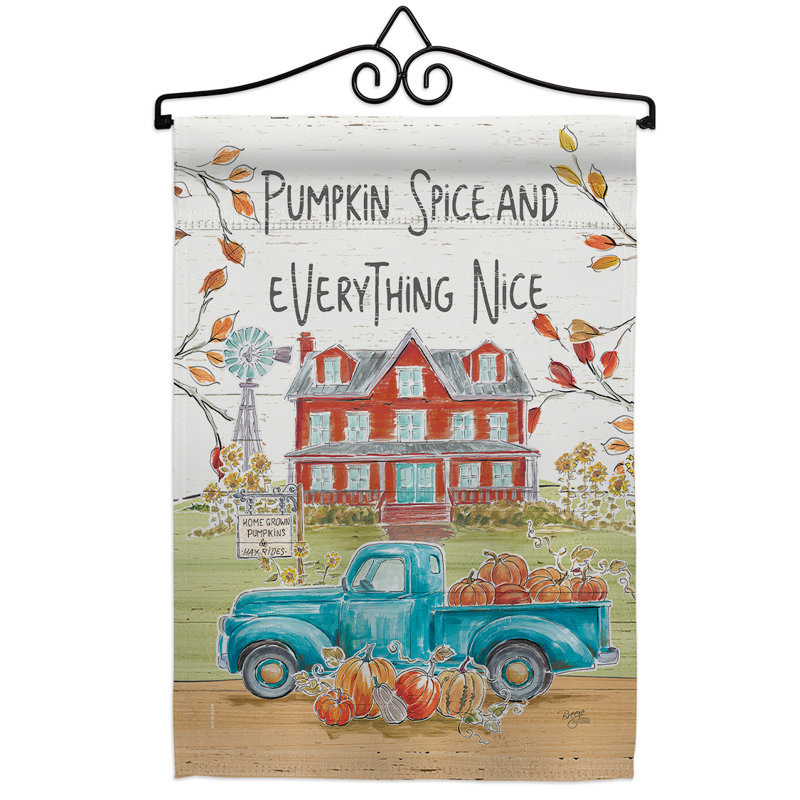 Les marchés d’automne sont en polyester à 2 faces 19 x 13 po. ensemble de drapeaux