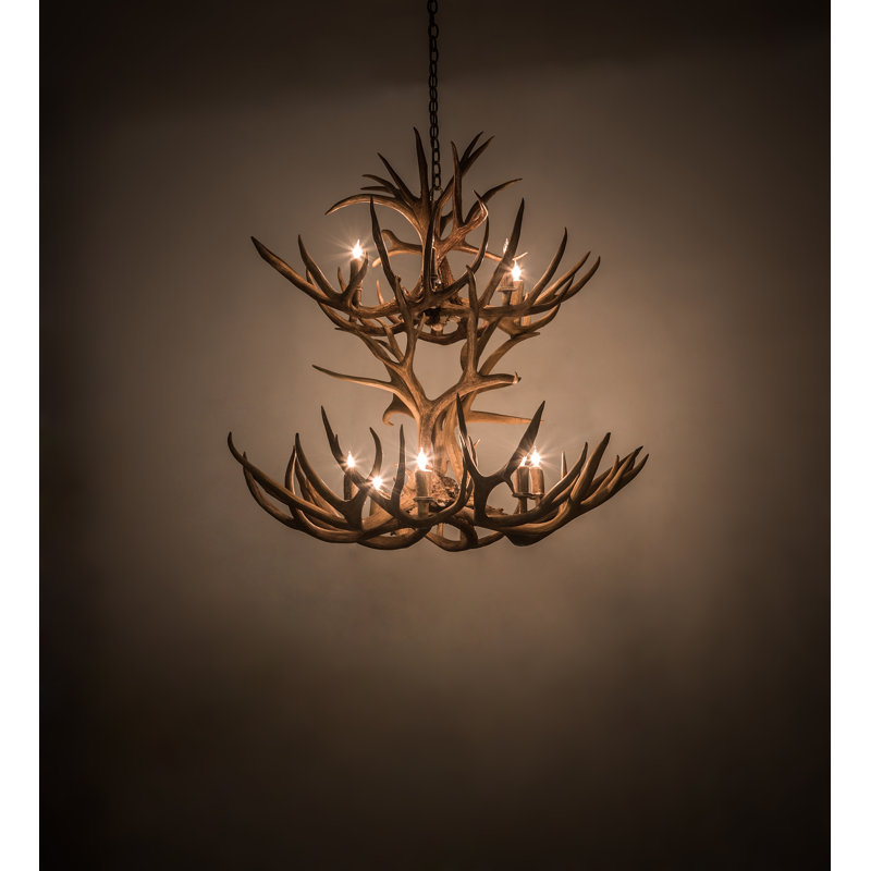 Rustic Lodge 12 - Light Chandelier
