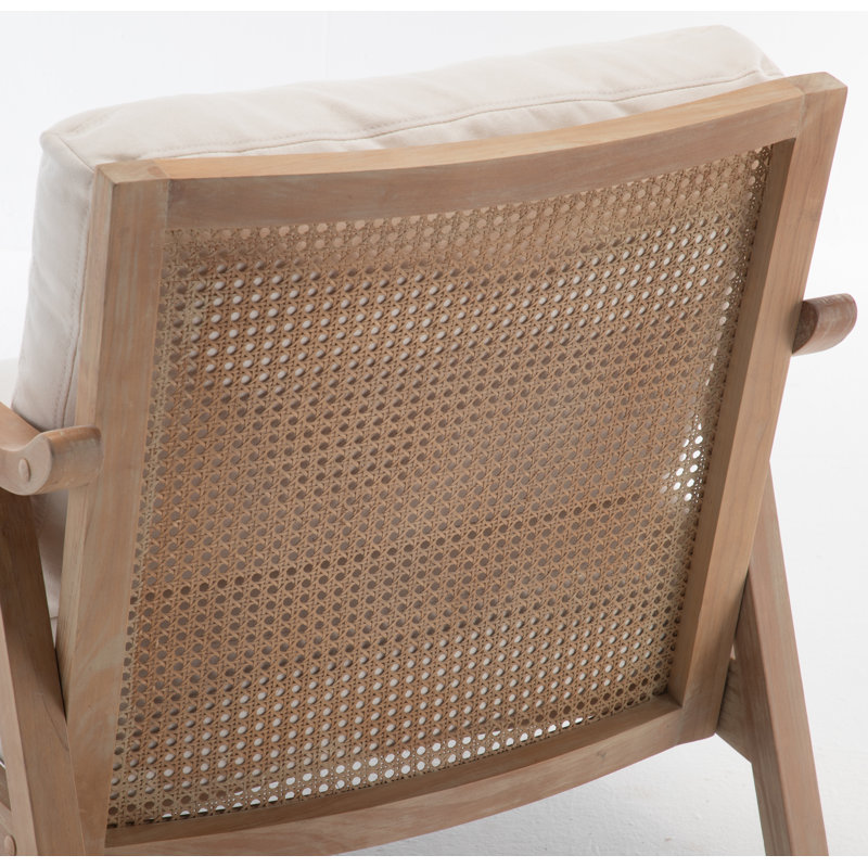 Fauteuil Itzhak, Mélange de lin blanc