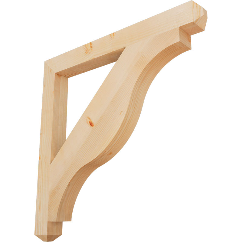 Support pour artisan Funston, Sapin de Douglas, Lisse, H 40 po x l 3,5 po x P 40 po