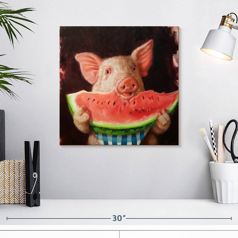 Ketti Pig Out, 16'' H x 16'' W