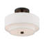 Plafonnier semi-encastré 2 lumières Jorgan-963476822