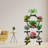 Plant Stand  Wrought Iron 6-Tier 9-Pot Rolling Plant Stand With Wheels