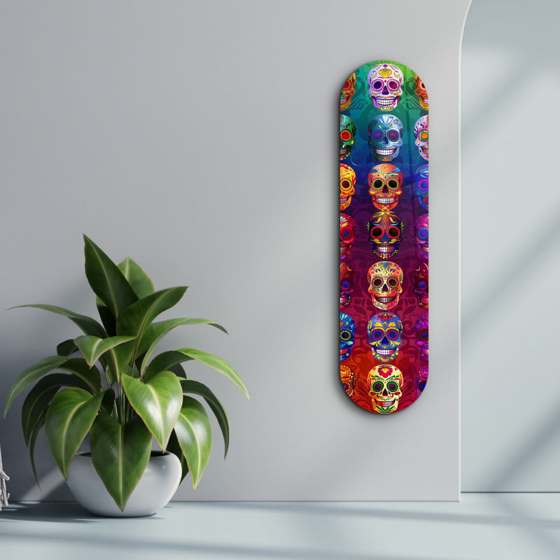 Peinture décorative en verre trempé