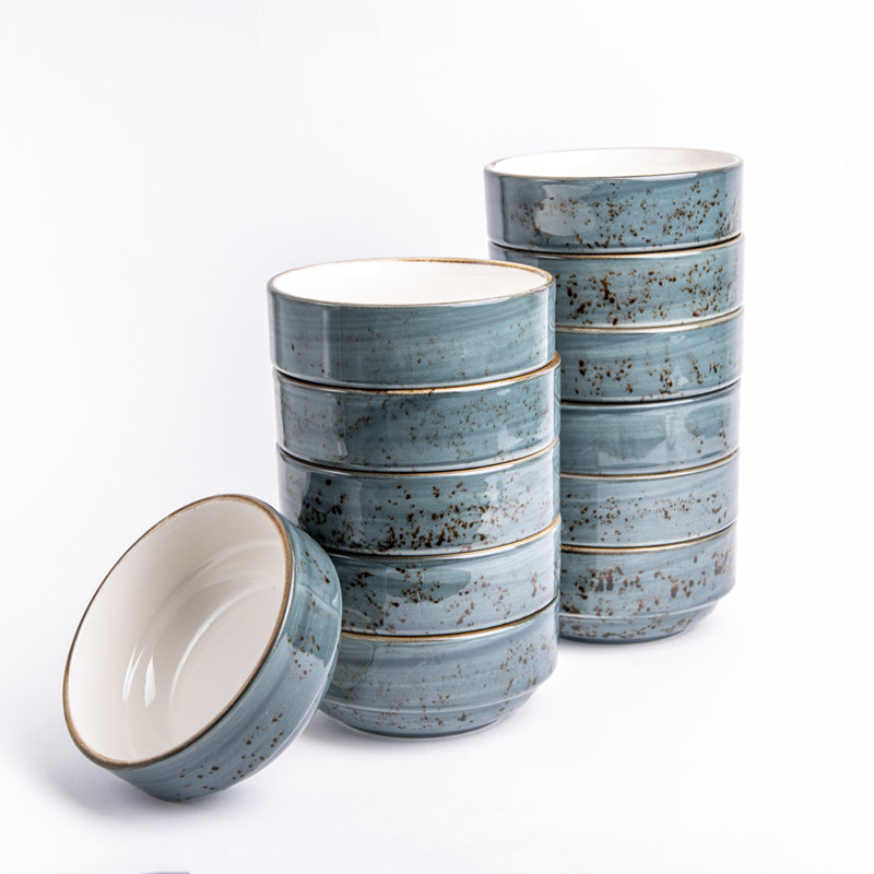 Shoaf 200ml Iris Dessert Bowl, Navy Blue