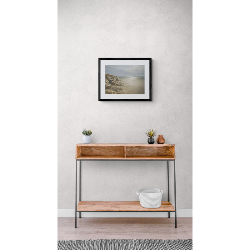 Midnight Moon Glow Print by Mark Paulda, Black Framed Paper, 16" H x 20" W