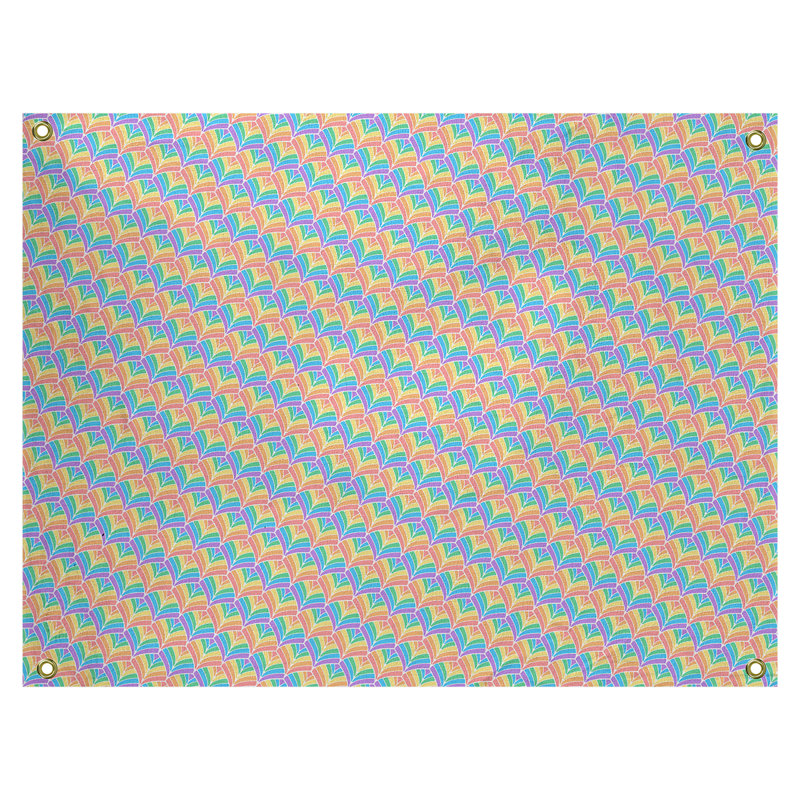 Tapisserie katelyn elizabeth balances alternées Kitterman, Intérieur / extérieur, H 51,5 po x l 60,5 po