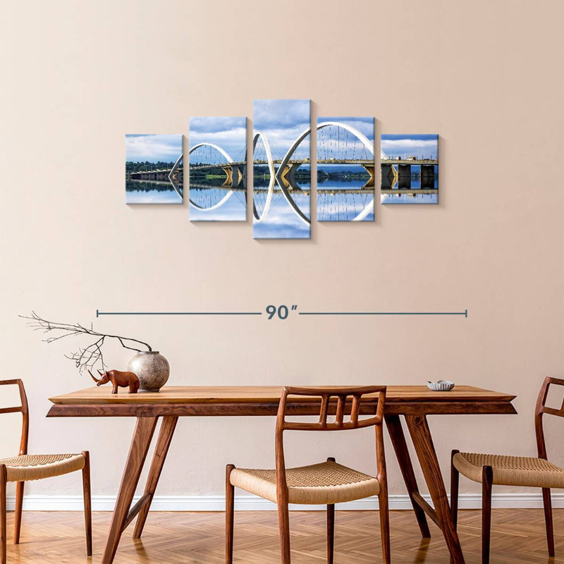 JK Arch Bridge, 34" H x 74" W